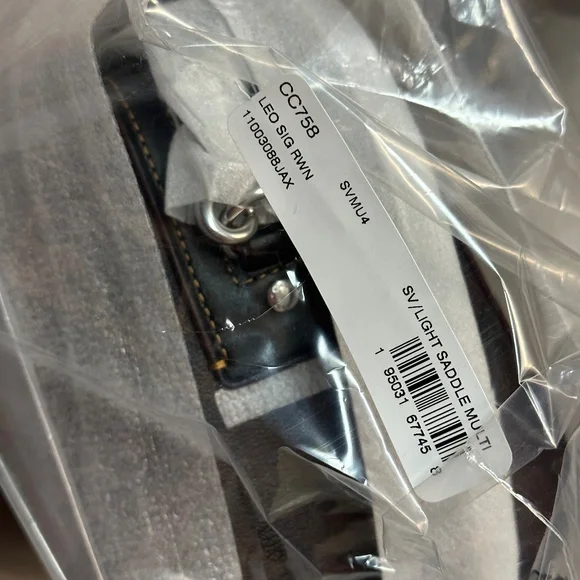 Coach Rowan Satchel in Signature Canvas with Leopard Print NWT - Picture 7 of 7